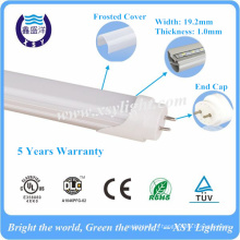 Pour le tube LED 100lm / w européen et nord-américain 18w t8 tube led ul dlc TUV